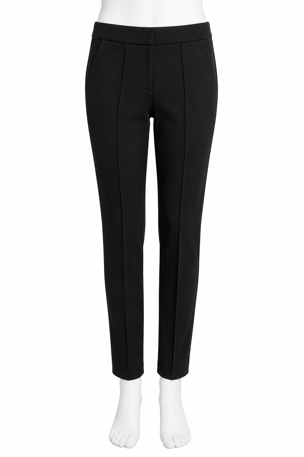 J.Crew Italian Ponte Skinny Trouser Black Career Pants - Size 0
